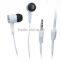colorful promotional earphone hot sale used for mobile phone with free sample