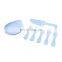 Disposable Birthday 5 Plates 5 Forks Cake Knife Set Multi-color Cake Party Supplies Tableware Set