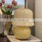 Cream Mushroom Desk Lamp French Medieval Retro Handmade Table Lamp Bedroom Bedside Girly Glass Decorative Table Light