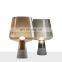 Modern LED Desk Light Mininalist Simple Glass Table Lamp For Living Room Bedroom Decoration Cement Night Lighting