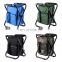 Camping Outdoor Beach Fishing  Picnic Insulated Folding Backpack Chair Cooler Bag backpack folding chair