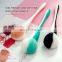 Dual Color Hair and Handle Makeup Brush Double Colored Powder Blush Brush Pro Single Makeup Brush