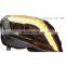 upgrade to full led headlamp headlight with a touch of blue for mercedes benz Glk Class W204 200 260 300 head lamp 2013-2015