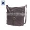 Swiss Cotton Lining Material Silver Antique Fitting Vintage Style Hot Selling Genuine Leather Sling Bag for Women