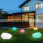 Garden Landscape Stone Lamp Glass Waterproof outdoor Garden Patio Solar Led Ball Sphere Stone Light Lamp