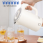 Double-layer anti-scald 1.8L electric kettle with a cover for household use 304 stainless steel automatic power off kettle