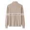 Vintage Women's Chevron Knitted Sweater Single Breasted Cashmere Cardigan with V-Neck Casual Style for Autumn Season