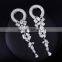 Fashion Earring Design New Model Bridal Jewelry Luxury Cc Long Fancy Drop Earrings