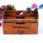 Zakka desktop multifunctional storage box, coffee old wooden box