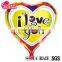 Luckyballoons18inch heart shape I LOVE YOU aluminium foil balloon