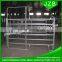 galvanized mobile barrier and horse paddock fence