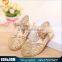 2015 Sweet Girls Lace Princess Shoes Girl Single Shoes Sequin Shoes Pearls Shoes