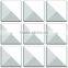 Pyramid design wall decoration 3D effect light weight wall panel