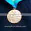 2015 newest gold silver plated die casting engraved bronze coins