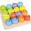 Top Bright Megge Rainbow Tube Game Children Wooden Toy Shape Sorting Toy Confirm to EN 71 and ASTM
