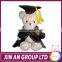 Custom high quality brown plush graduation teddy bear