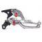 BJ-LS-010 Wholesale CNC Aluminum Short Motorcycle Adjustable Brake Clutch Lever for BMW F800R 2009-2015