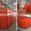Three layers net-belt dryer for coal briquette