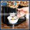 Cereal Container Bowl Double Canister Machine Kitchen Dry Food Dispenser Storage