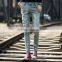 2015 China fashion man denim jean pants cheap price of denim trousers in garment factory