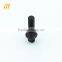 Custom Metric machine thread black anodized screws