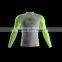 Polyester Spandex Long Sleeves Space Monkeys Compression Shirt/Rash Guard with Club Logo Player Name and Numbers at Sleeves