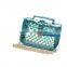 High fashion ladies cheap dot clear pvc plastic messenger bag