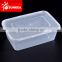 Disposable clear plastic 3 compartment microwave food container                        
                                                Quality Choice