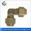 High Precition CNC Machining Brass Parts , Elbow Joint Gas, Elbow Joint Water ITS-044