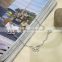 Best quality design white gold plated copper silver anklet chain chain anklet