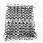 Hot sale Finger Cast Iron 4X5 Inch Stainless steel Scrubber Chain mail Cleaner Kitchen Cookware Cleaner