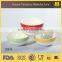 ceramic cremes dish with printing 20324