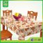 high quality good prices 6P Quality Standard pvc table decoration