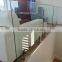 square stainless steel handrail for frameless glass balustrade