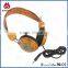 Wooden Ear Shell headphone headset