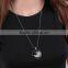 Fancy smile design Hallowma charm jewellery night lights pendant necklace