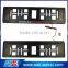 European 2x LED Light Plastic License Plate Frame