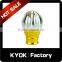 KYOK Modern design special plastic curtain finials,plastic curtain finials for durable aluminium curtain poles