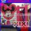 Ocean animals printing inflatable castle combo, inflatable slide combo bouncer