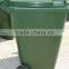 Street plastic trash bin 240L with 4 caster wheels