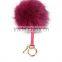Custom Promotion Metal Keychain with high quality cute animal feather key chain
