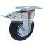 Solid Iron Core Rubber Industrial Carts' Castor Wheels N182