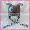 Wholesale Baby Winter Crochet Animal Knitted Hats Kids Earflap Hats