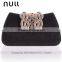 China Manufacture Rhinestone Hard Box Clutch Purse For Wedding