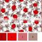 Beautiful flower designs polyester microfiber fabric for home textile