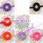 Cheap Wholesale Color Handmade Flower With Rhinestone Accessories For Headbands