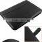 Customer size pu/genuine leather portfolio/folder with delicate credit cards holders
