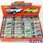 12pcs small free wheel die cast model car toy