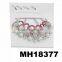 wholesale rhinestone pearl flower metal hair combs