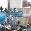 High Temperature wheel Flange three way WCB ball valve in china